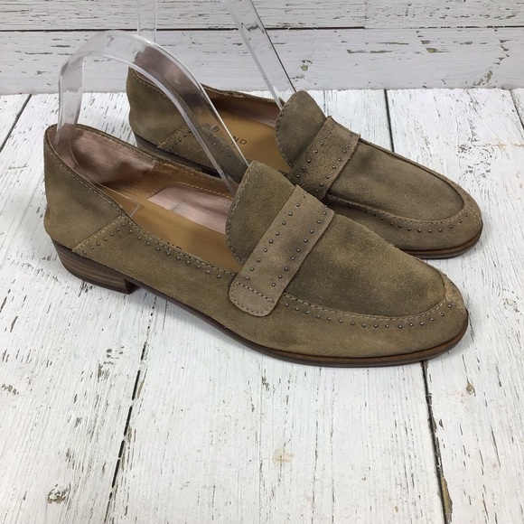 Lucky Brand Shoes - Lucky Brand Crestan Leather Studded Loafers Flats Size 8​​